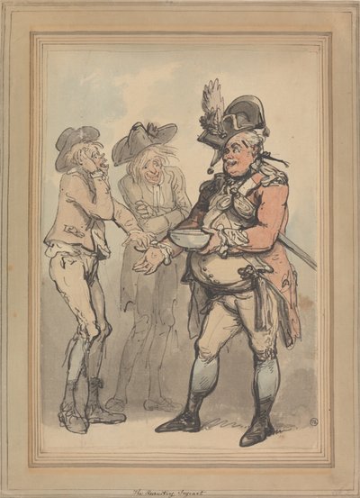 De rekruteringssergeant door Thomas Rowlandson